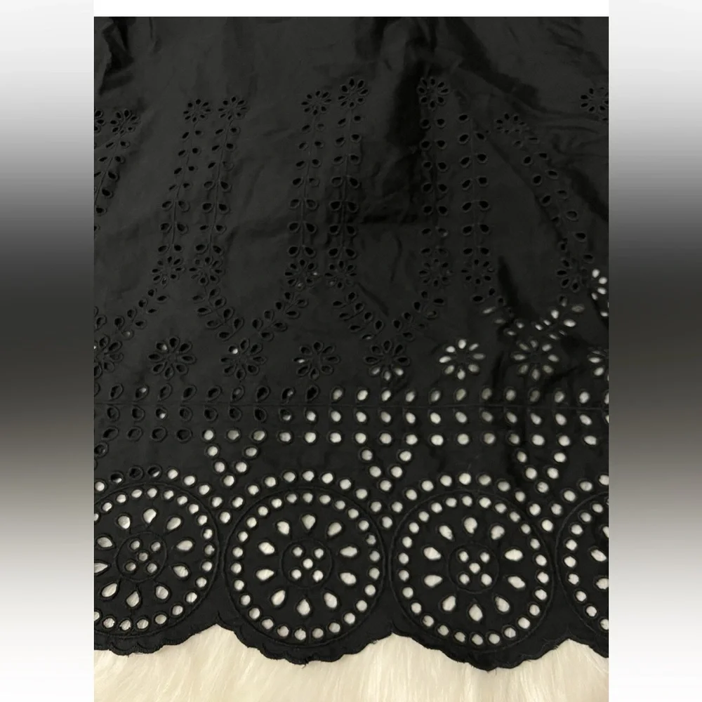 NWT J‎ Crew V-Neck Spaghetti Strap Eyelet Sundress Petite Summer Vacation Resort